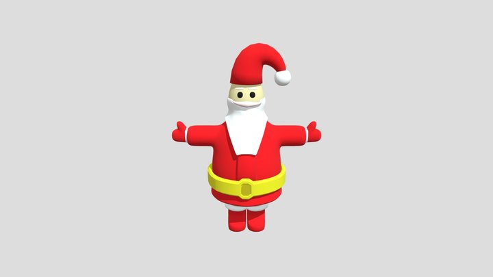 santal claus 3D Model
