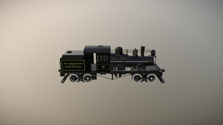 Heisler Locomotive 3D Model