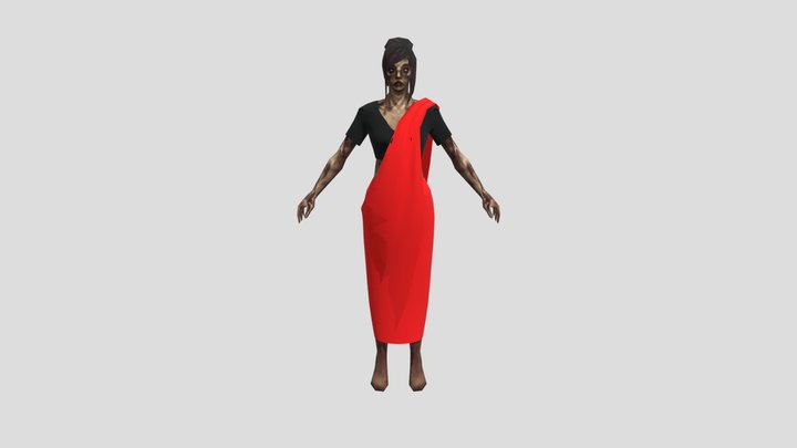 Mohini-indian Horror character - Female 3D Model
