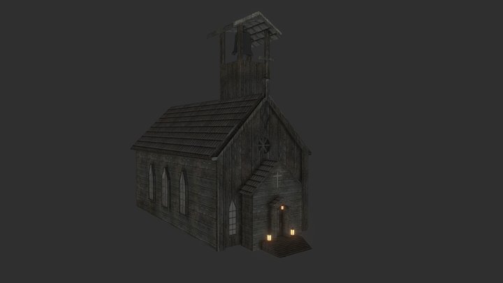 Old Church 3D Model
