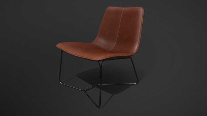 Slope Chair 3D Model