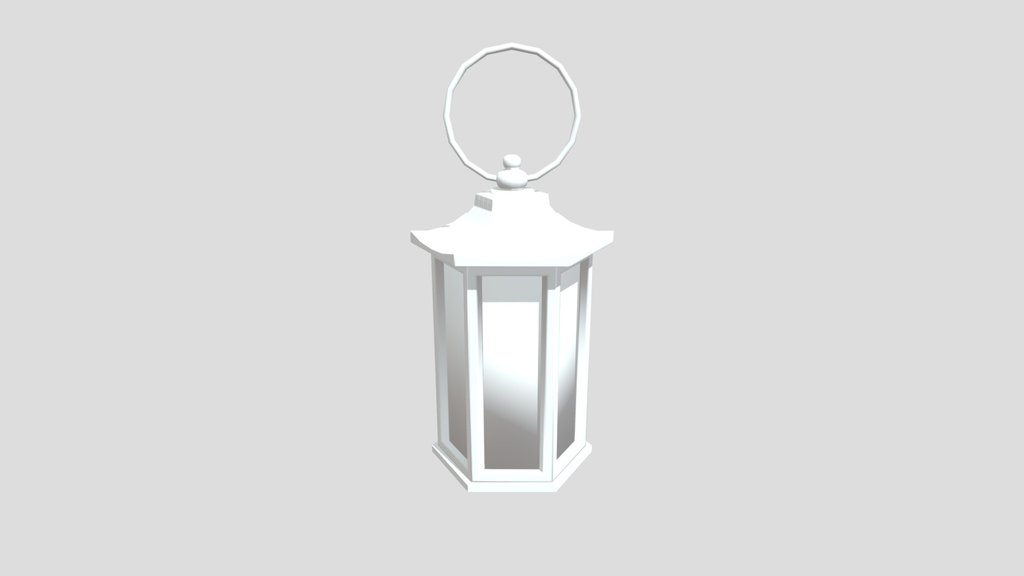Chinese pagoda lantern no texture