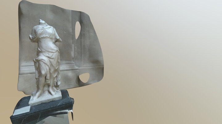 Louvre Obj 3D Model
