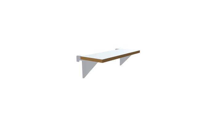 Shelve for whiteboard/bulletin wall | 29 3D Model