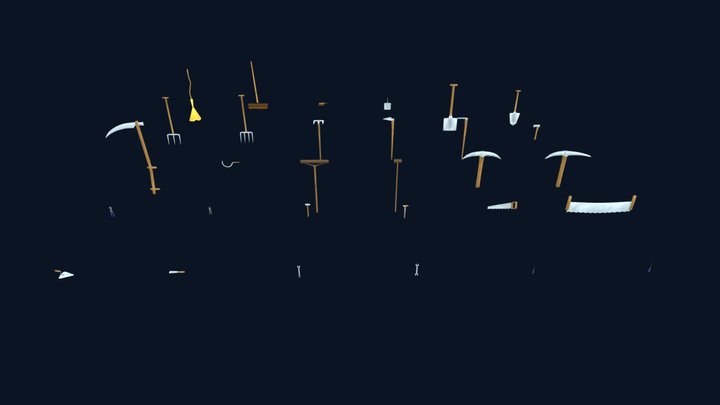 3D Assets Tool Package 3D Model
