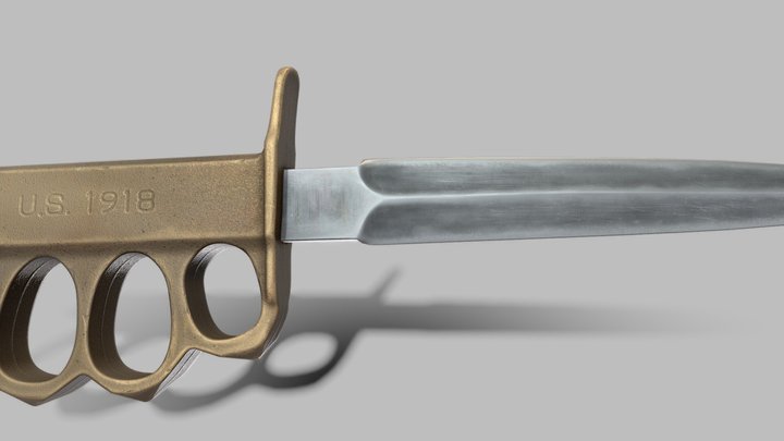 Trench Knife 3D Model