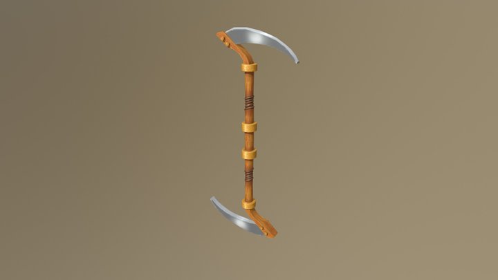 Scythe Weapon Prop 3D Model