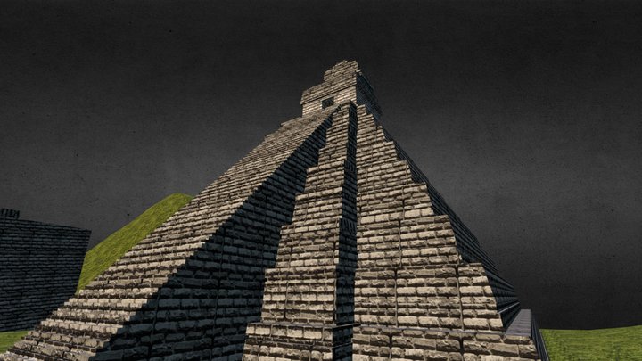Temple I De Tikal 3D Model