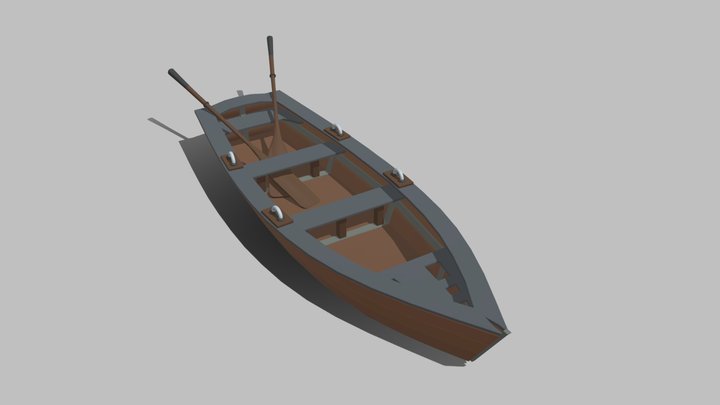 HW XYZ Coloring, Boat (Draft) 3D Model
