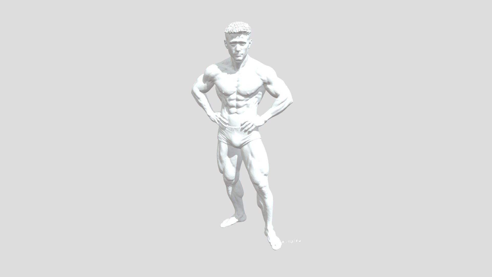 3d model of a bodybuilder - Download Free 3D model by akvinesindia ...