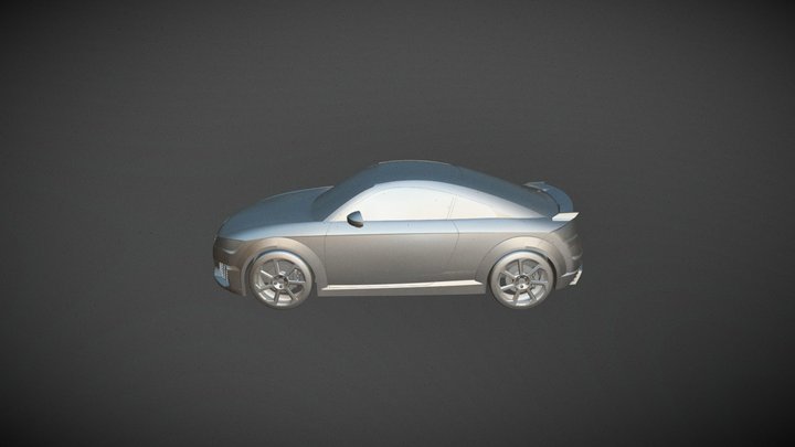 audi post 3D Model