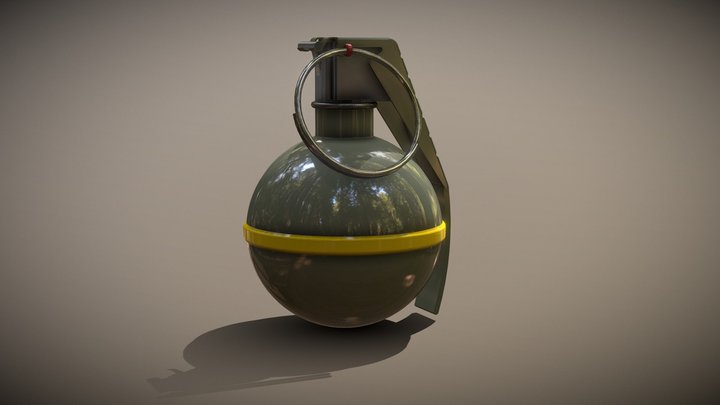 Frag Grenade 3D Model