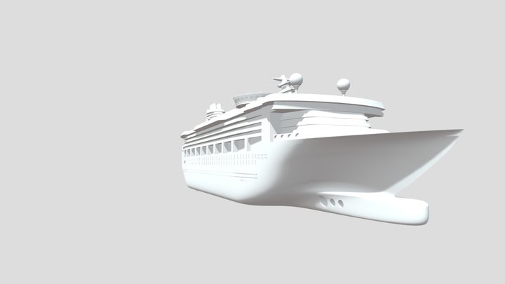 SS Poseidon (Duclet Cruises) 3D Model