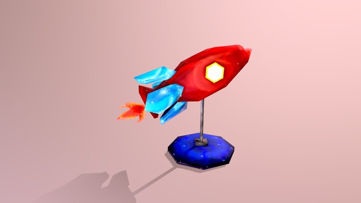 SM_ Rocket 3D Model
