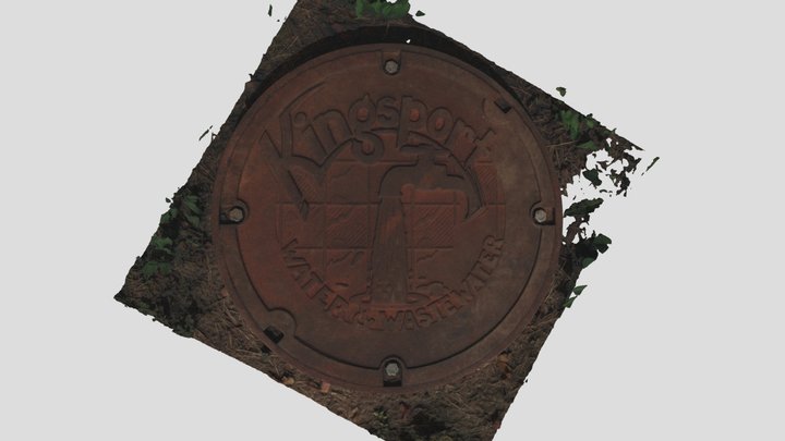 [Photoscan] - Kingsport Manhole 3D Model