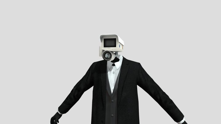Cameraman 3D Model