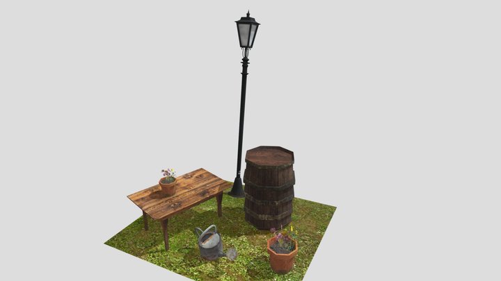 Tokyo - Texture 2 More detailed props 3D Model