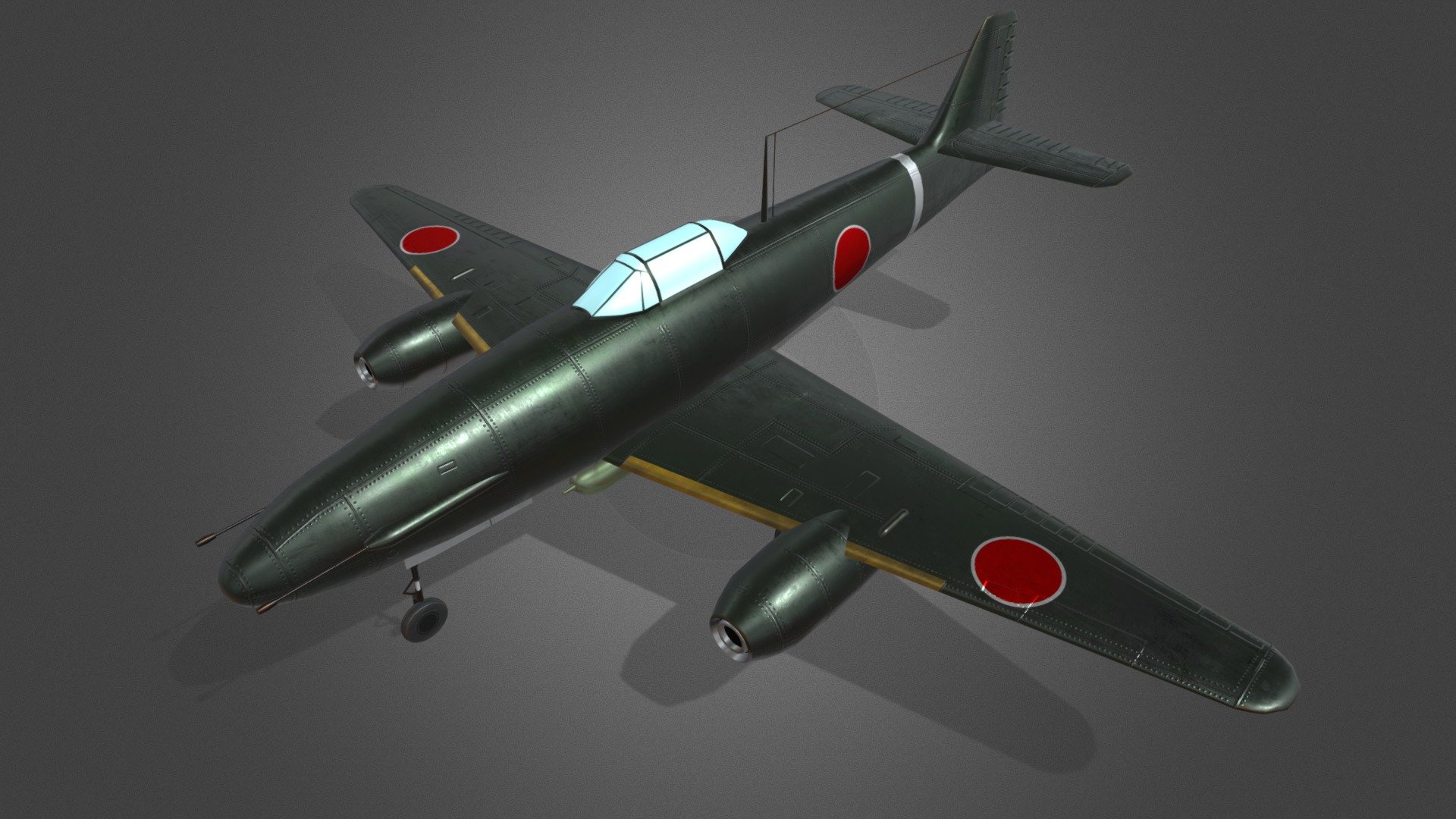 Nakajima J9Y 'Kikka' - 3D model by Red Kaiser (@redkaiser555