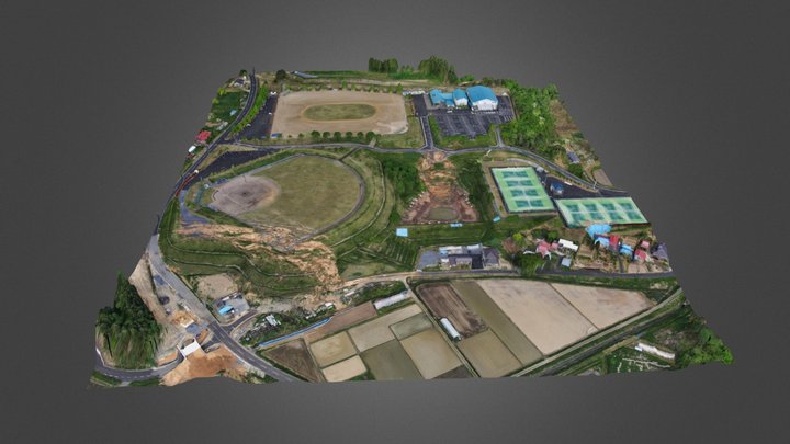 東和総合運動公園 3D Model