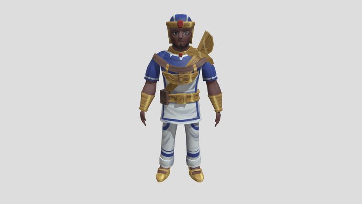 (STUDENT WORK) Egyptian 3D model 3D Model