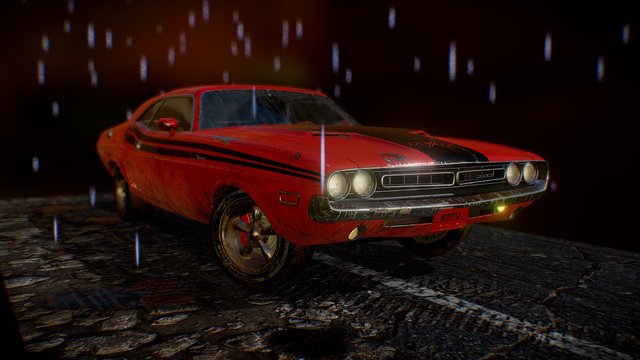 dodge challenger 1971 3D Model