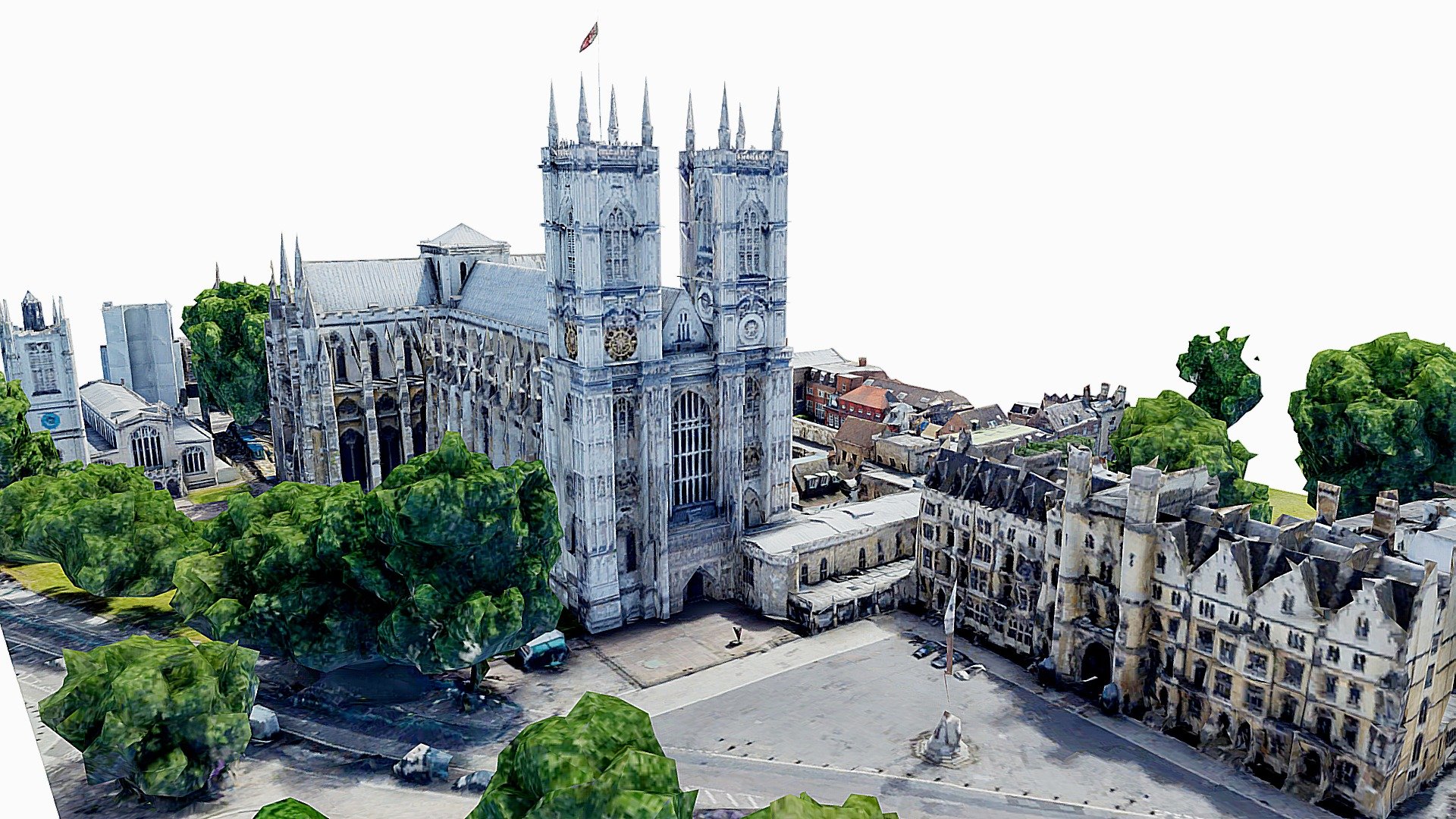 Westminster Abbey,church,map,scan - 3D model by SENSIET (@asensio 