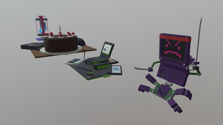 [HW XYZ Shcool] 5 variants of 1 3D Model