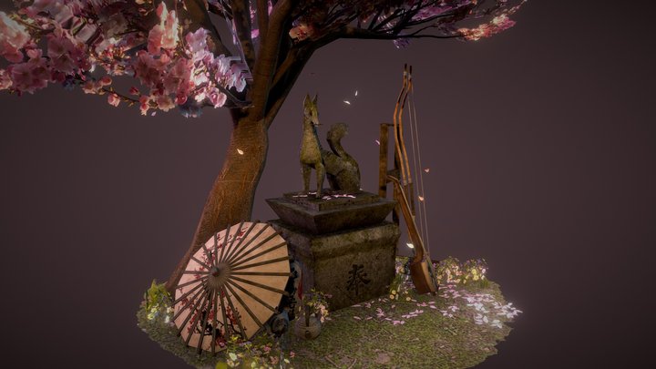DAE 5 Finished props - Japanese Grandma's House 3D Model