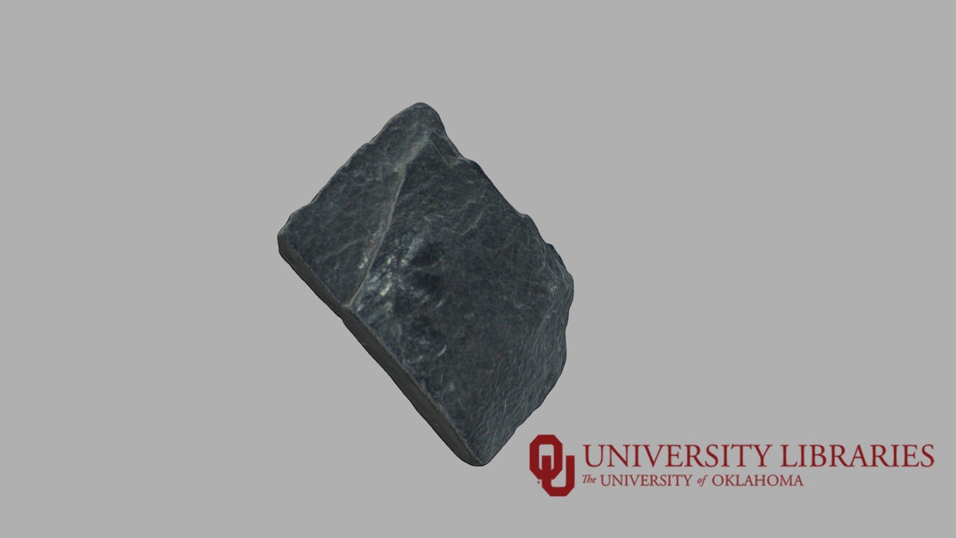 Slate (Black) - 3D model by OU Libraries (@libedge) [651dc0f] - Sketchfab