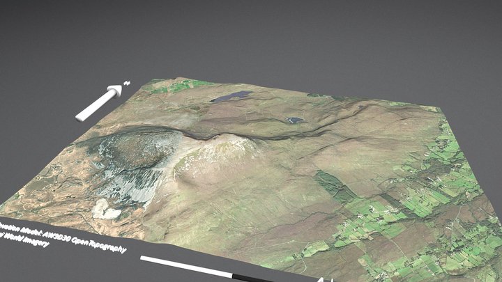 An Mhucais - Muckish Mountain, Ireland – Modelo 3D gratuito STL