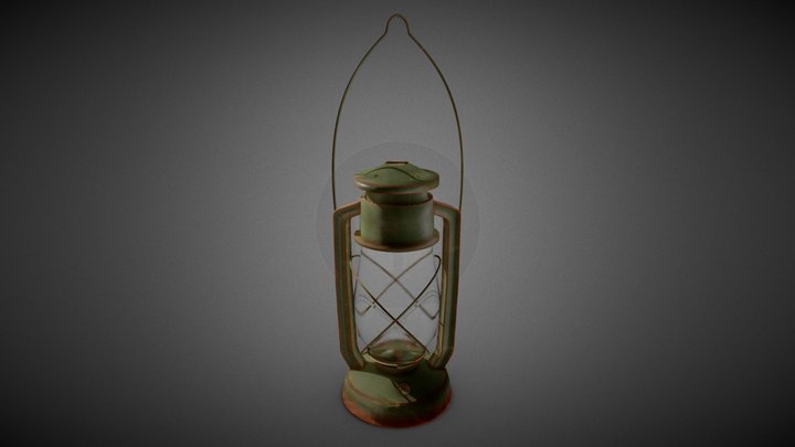 Kerosene lamp 3D Model