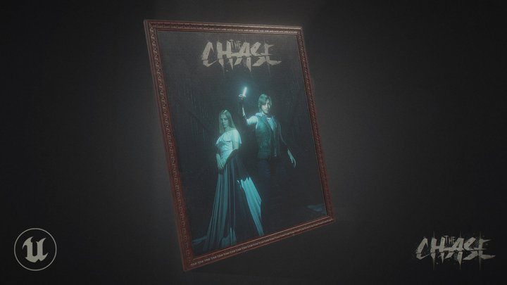 Game-Ready Modern Desktop Photo Frame 3D Model