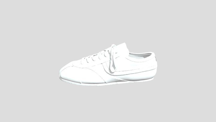 Purple Suede Sneaker 3D Model