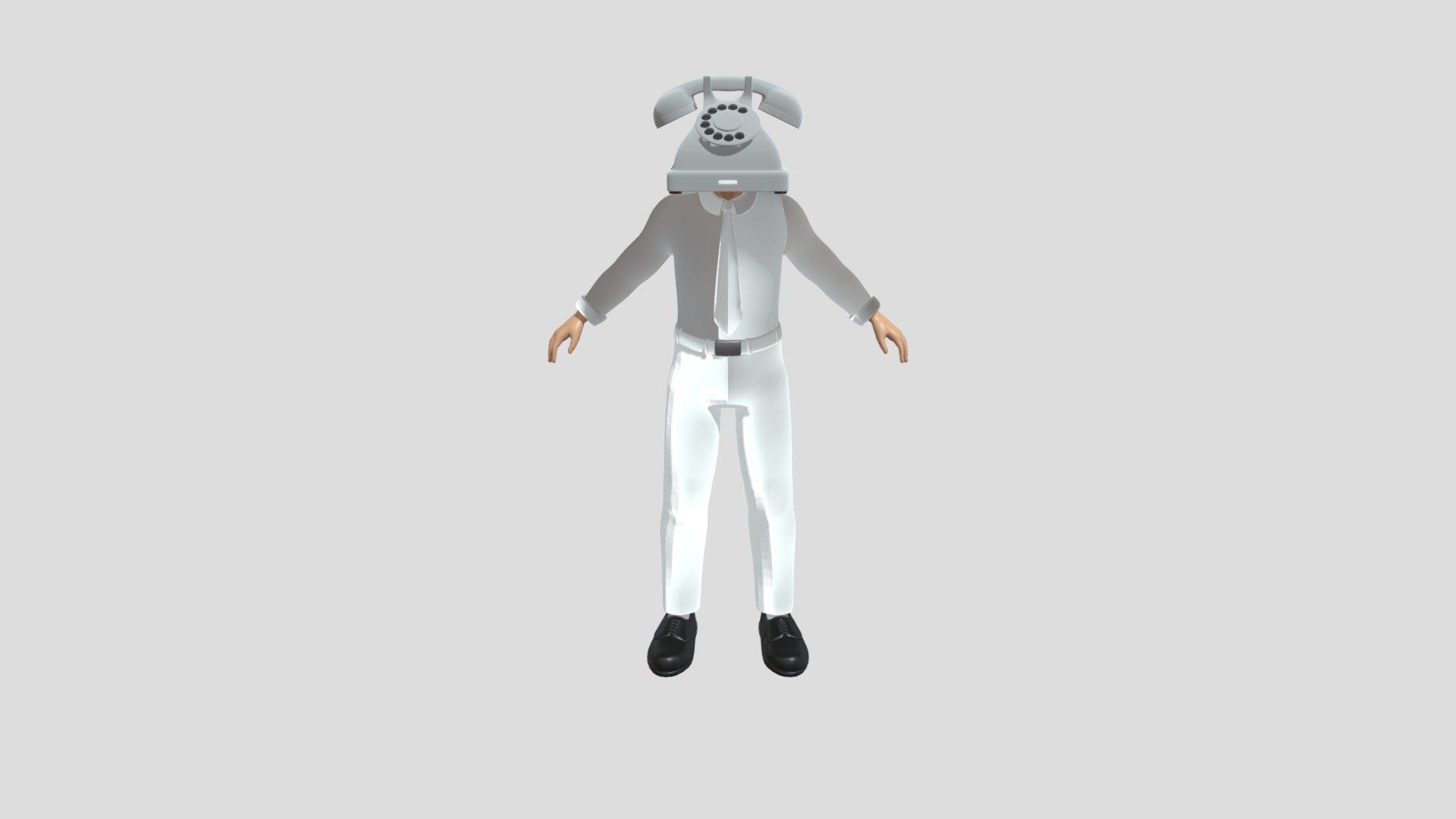 Phone Guy - Download Free 3D model by Zamir.89.78  (@enriquezamirlopezgarcia) [652588b]