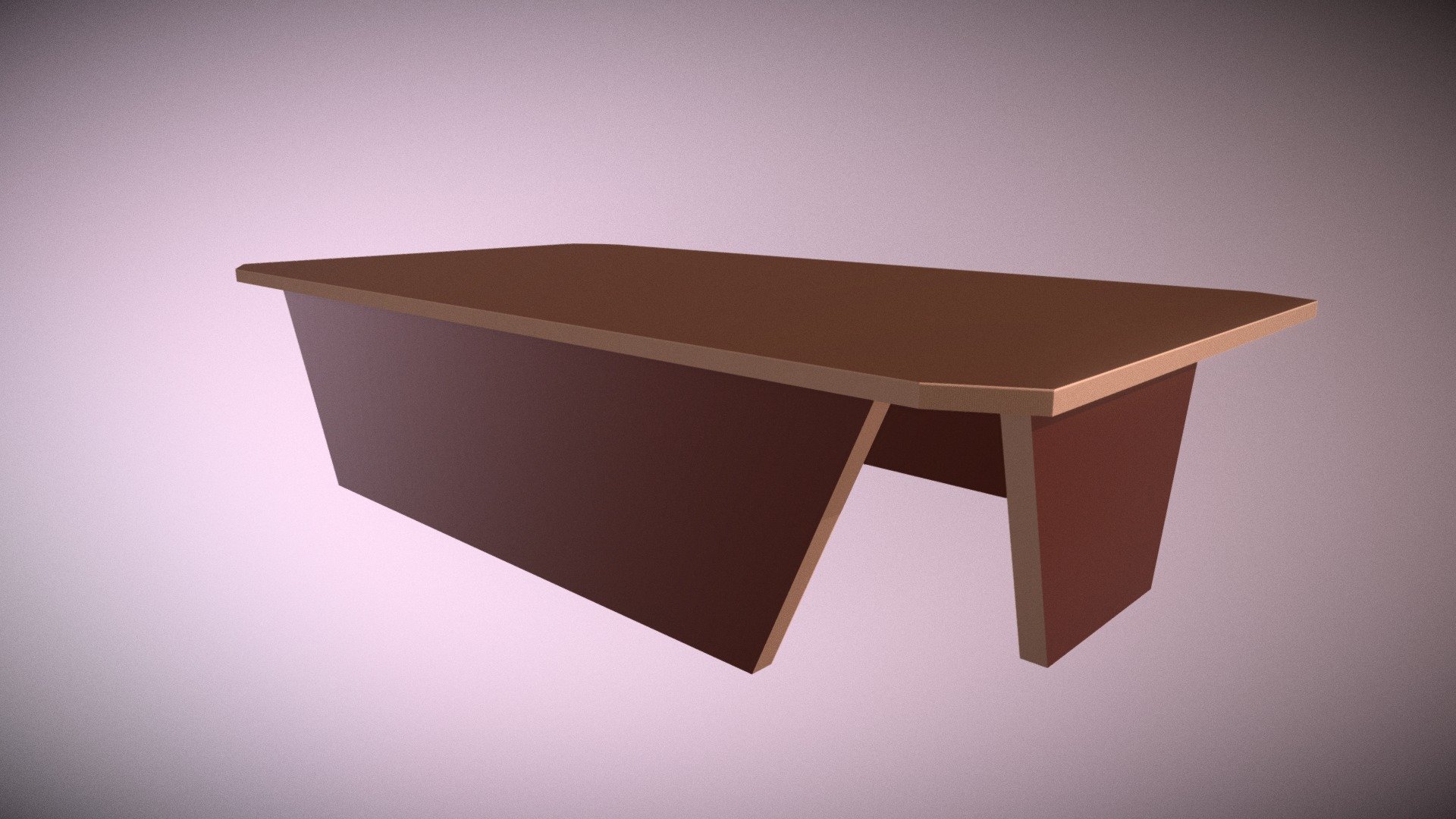 TV Table (Low Poly)