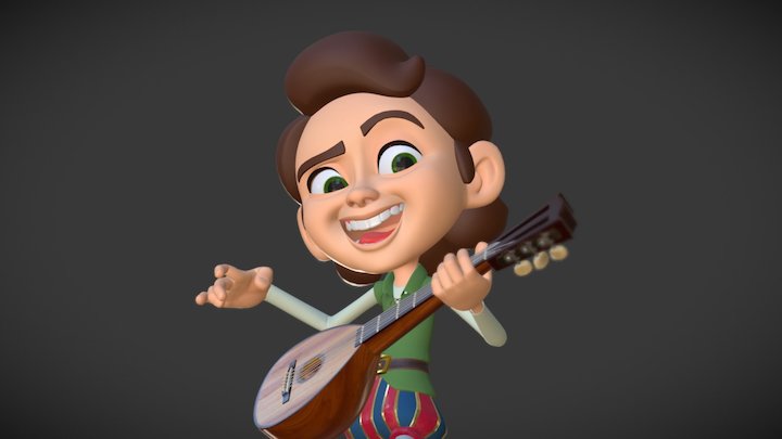 Trovador 3D Model