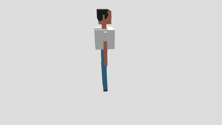 Simple Wave 3D Model