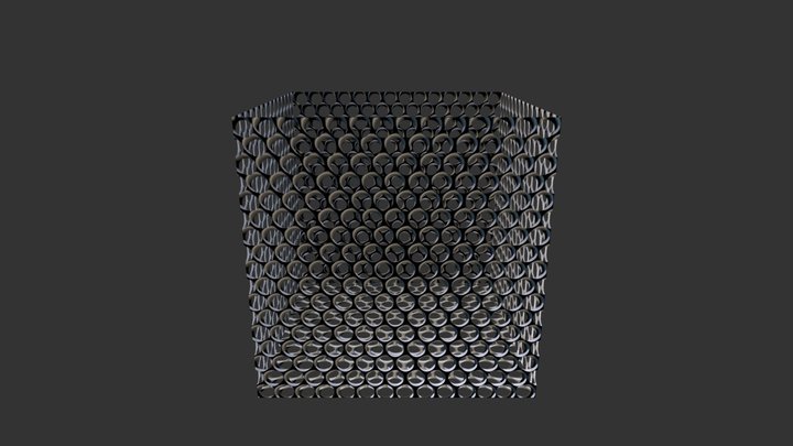 Concept: Mesh Metal 3D Model