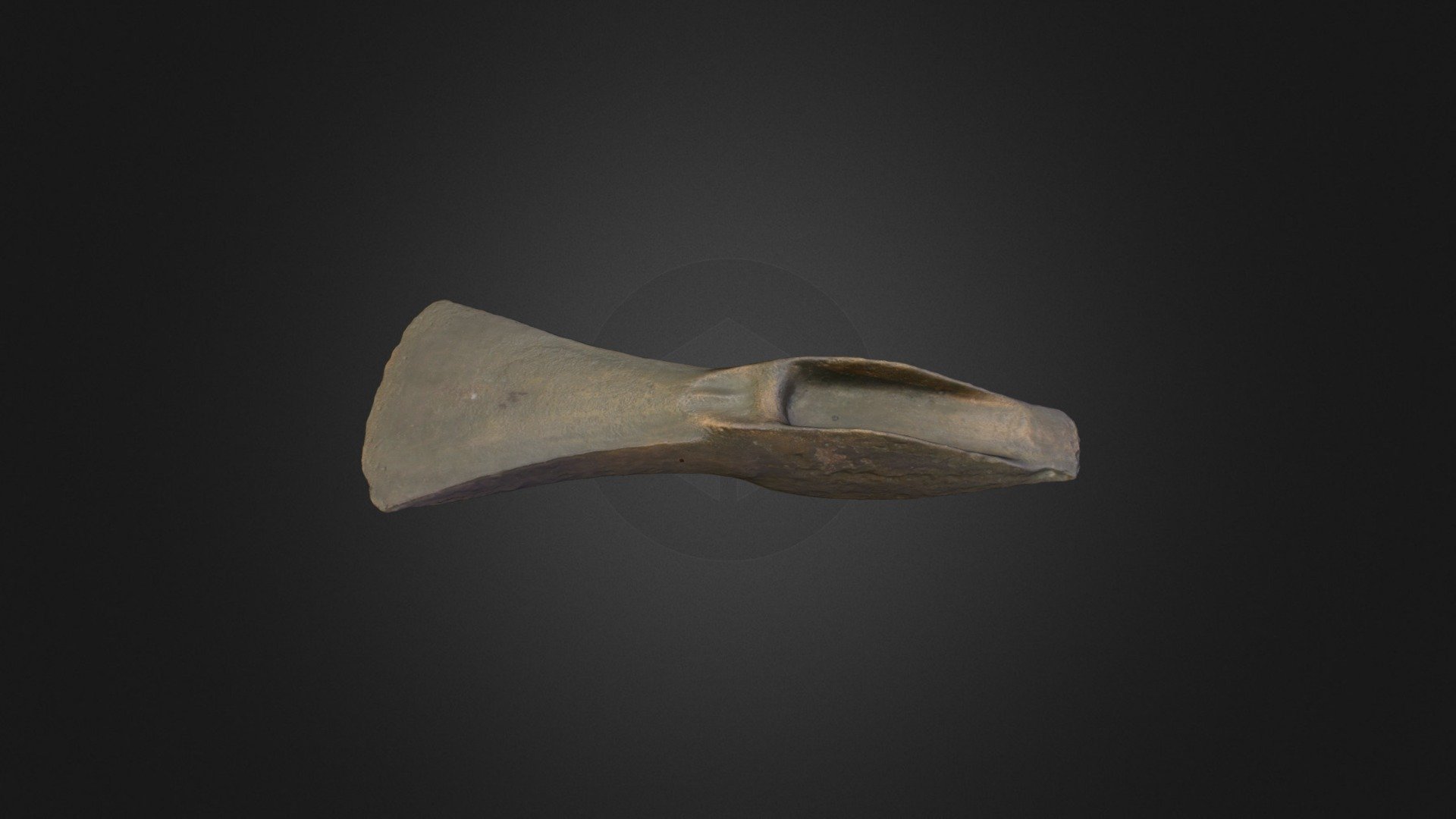 Burley Hoard Bronze Age Palstave 1927 1-7 1e — Sketchfab embed 3D viewer