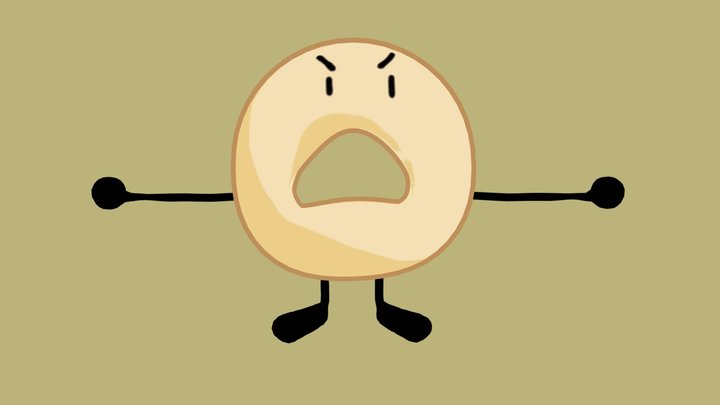 Bfdi Donut 3D Model