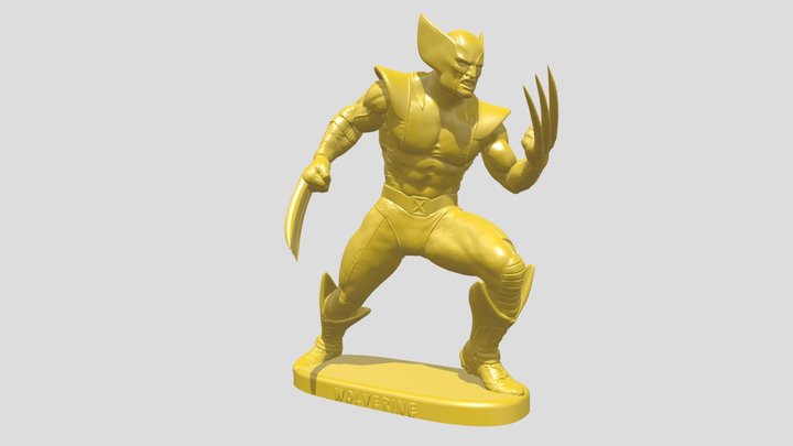 #012 - Wolverine 3D Model