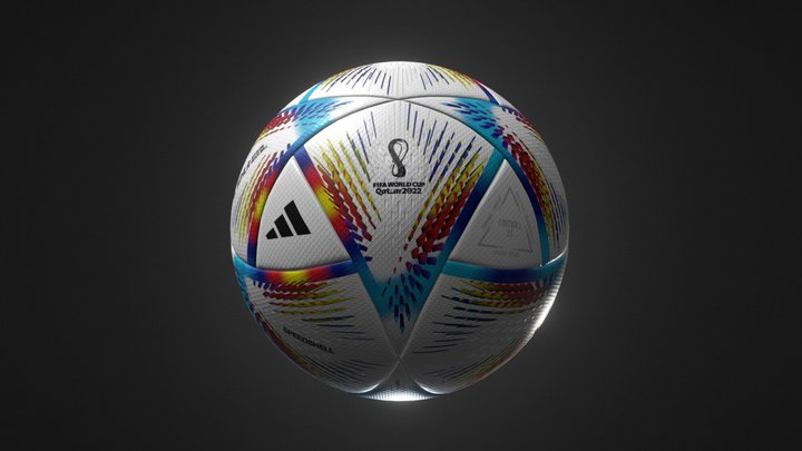 Adidas Al Rihla - Official FIFA Qatar 2022 ball 3D Model