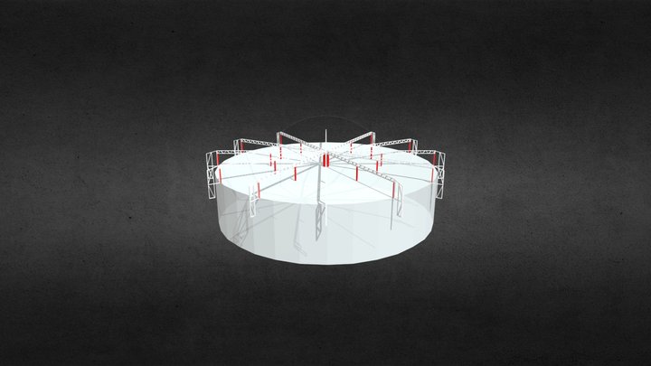 Защитный экран_Резервуар 3D Model