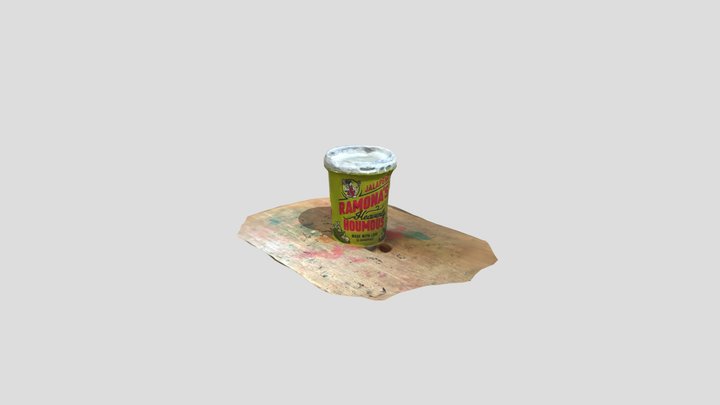 Ramona's Hummus 3D Model