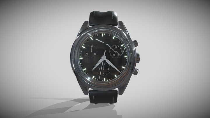 Generic watch - animated 3D Model