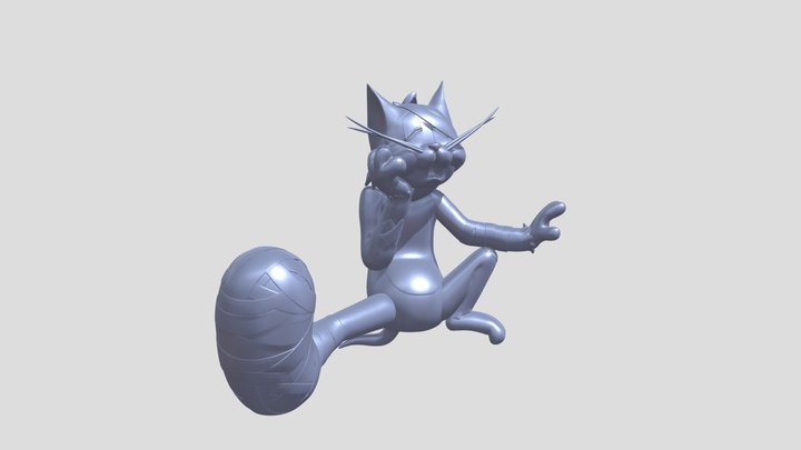 Tom and Jerry_Quiet Please! 3D Model