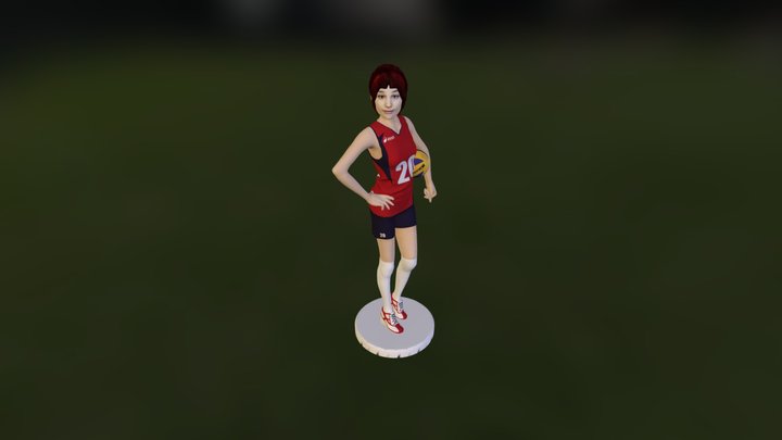 MagicKiosk - Female Sports 3D Model