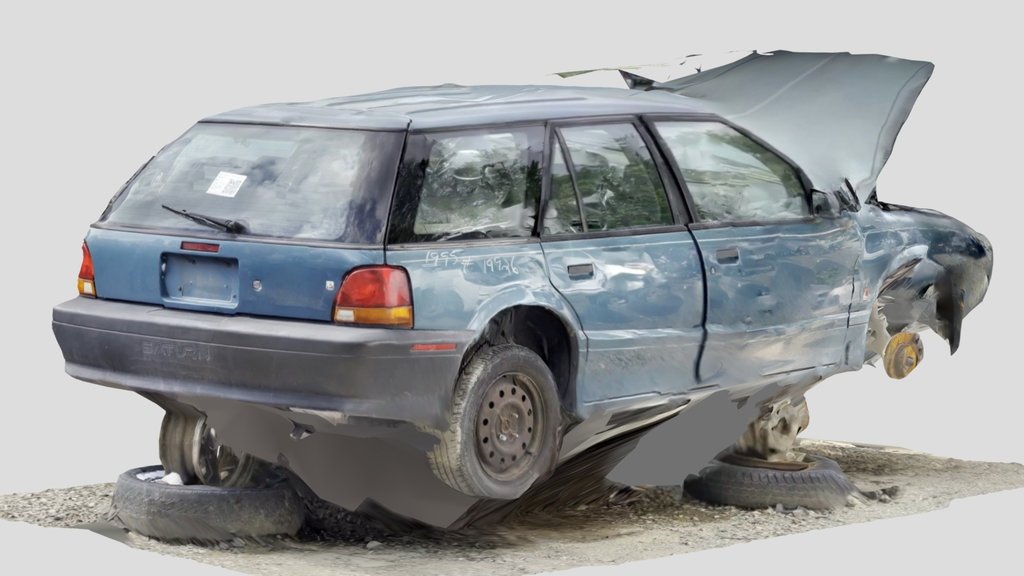 1995 Saturn SW1 (Junkyard) Photoscan