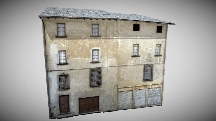 Edifici in via Roma, Chiuro 3D Model