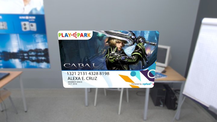 ePlus Card Sample 3D Model
